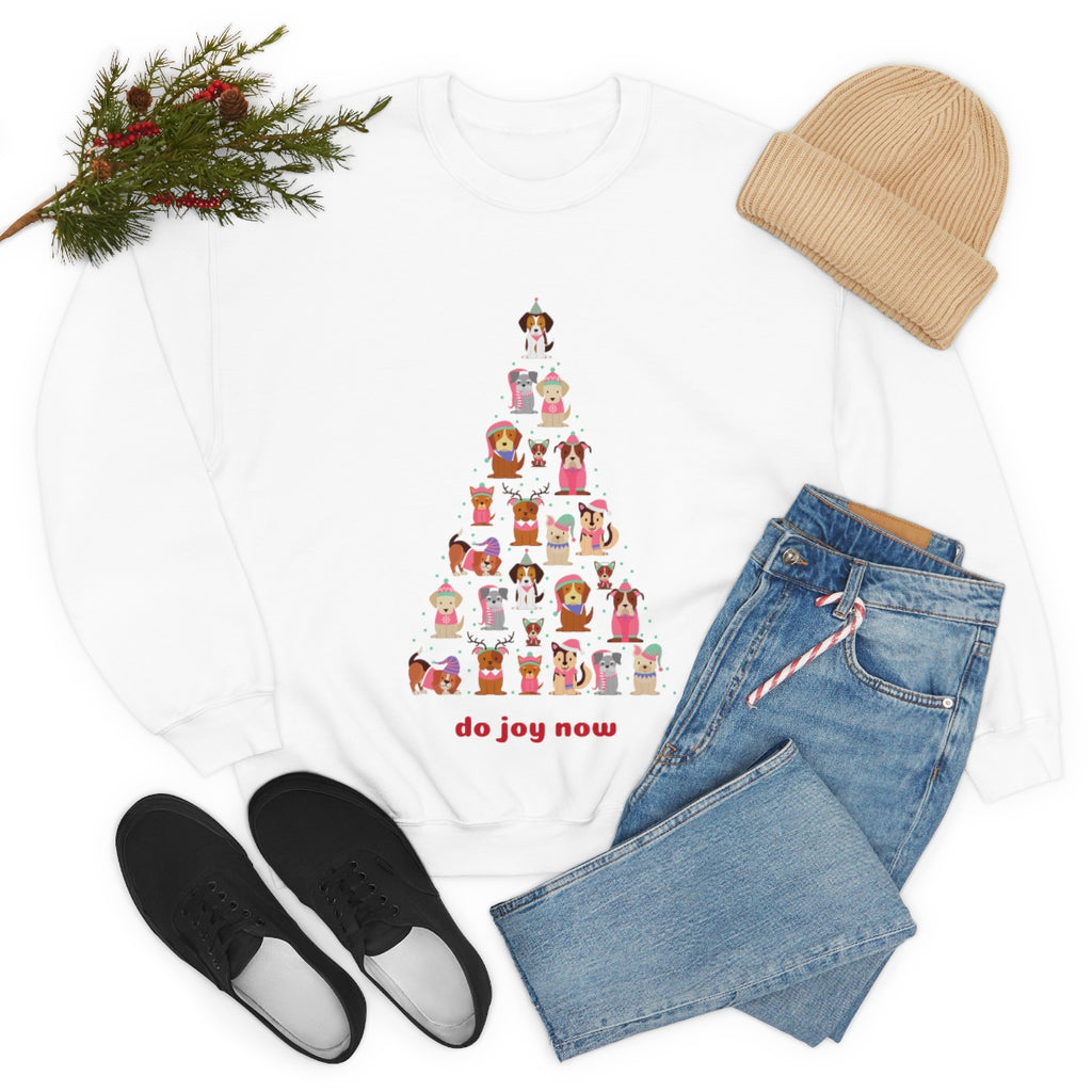 Happy Pawlidays! Unisex Heavy Blend™ Crewneck Sweatshirt