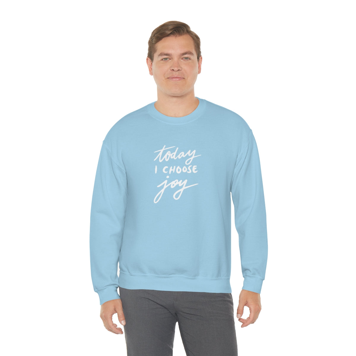 Today I Choose Joy Unisex Heavy Blend™ Crewneck Sweatshirt