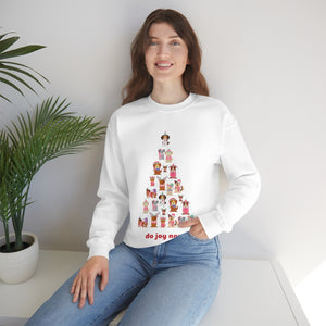 Happy Pawlidays! Unisex Heavy Blend™ Crewneck Sweatshirt