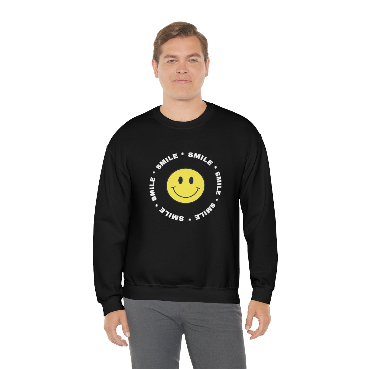 SMILE. Unisex Heavy Blend™ Crewneck Sweatshirt