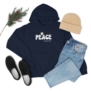 "PEACE" Unisex Heavy Blend™ Hooded Sweatshirt Do Joy Now