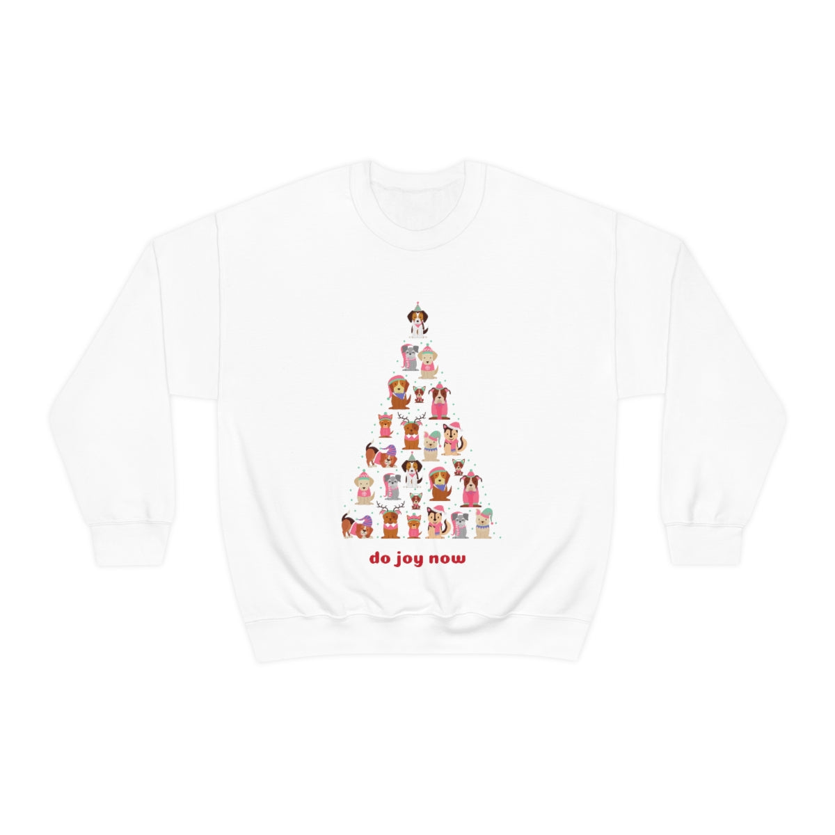 Happy Pawlidays! Unisex Heavy Blend™ Crewneck Sweatshirt