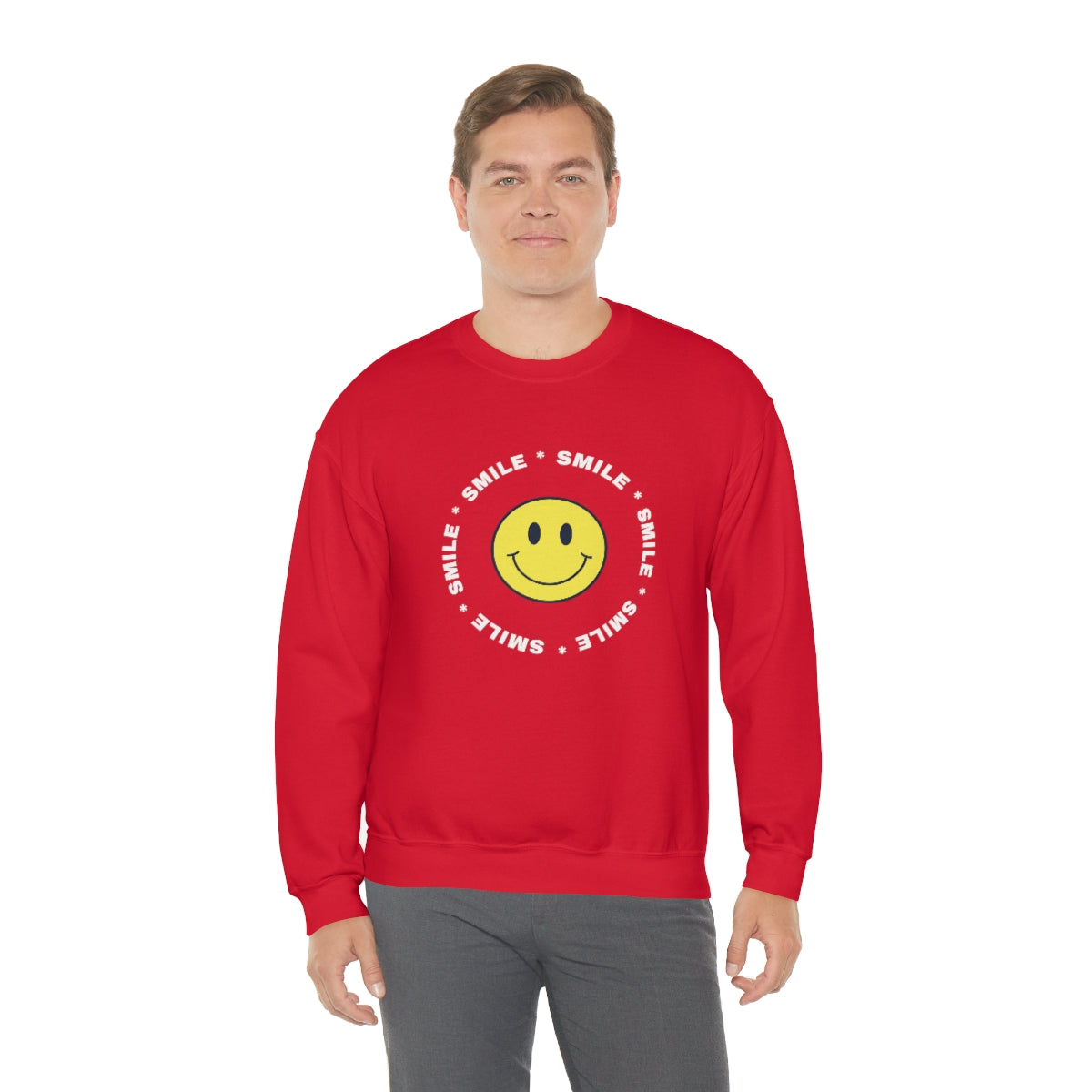 SMILE. Unisex Heavy Blend™ Crewneck Sweatshirt