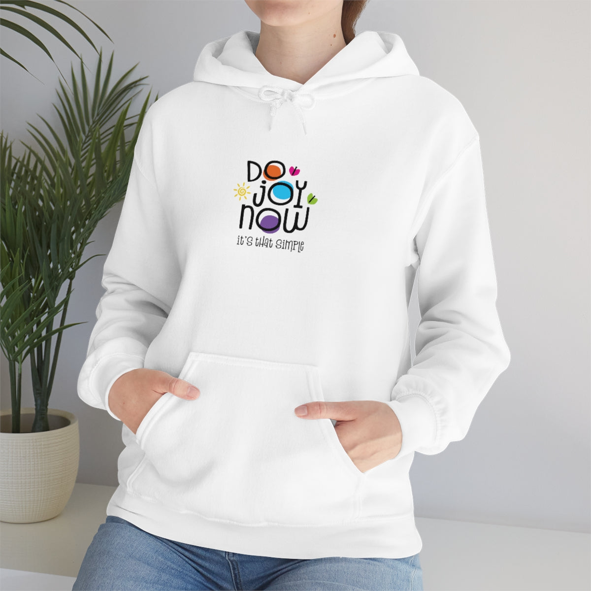 Do Joy Now Unisex Heavy Blend™ Hooded Sweatshirt