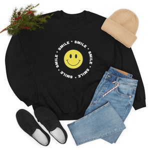 SMILE. Unisex Heavy Blend™ Crewneck Sweatshirt