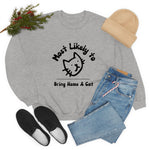 Most Likely to Bring Home a Cat Unisex Heavy Blend™ Crewneck Sweatshirt