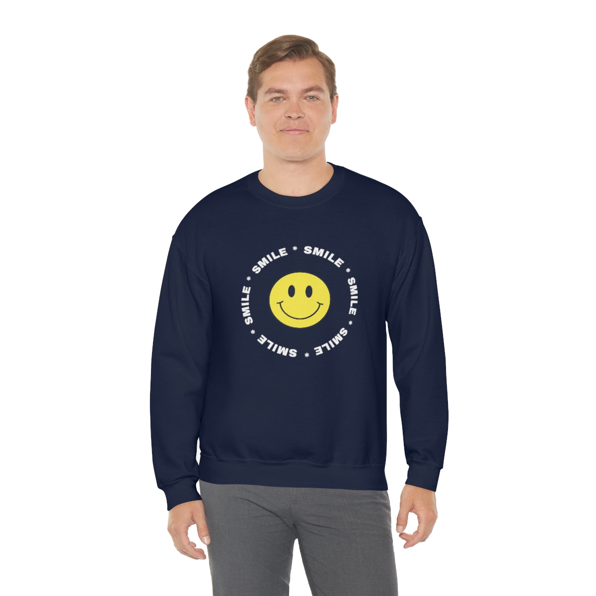 SMILE. Unisex Heavy Blend™ Crewneck Sweatshirt