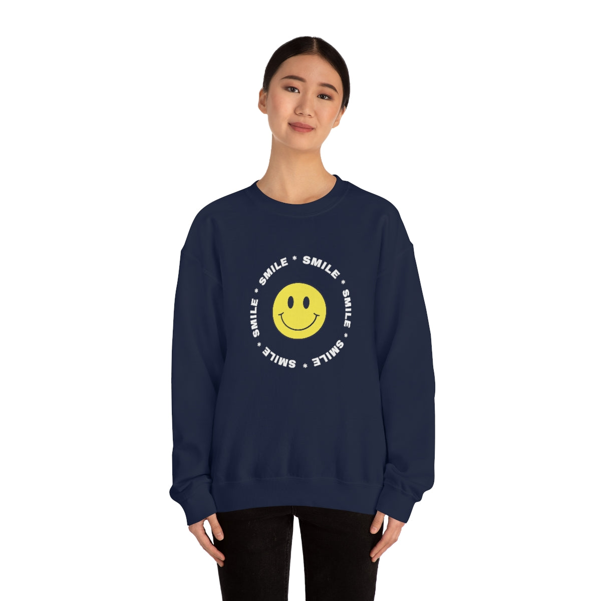 SMILE. Unisex Heavy Blend™ Crewneck Sweatshirt