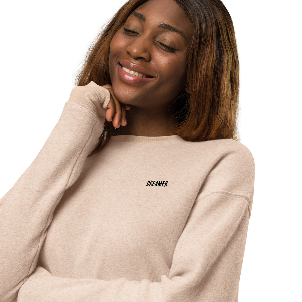 DREAMER cozy suede sweatshirt