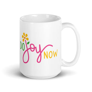 15 oz White glossy mug